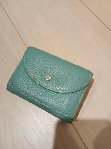 VASIC 3단 폴더형 컴팩트 지갑 라이트 블루