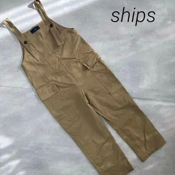 새상품급 ships 쉽스 살로펫 오버롤 브라운 베이지