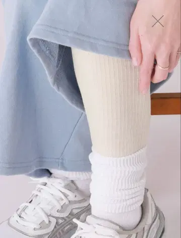 울 이너 리브 레깅스 10분 길이 미사용 새상품