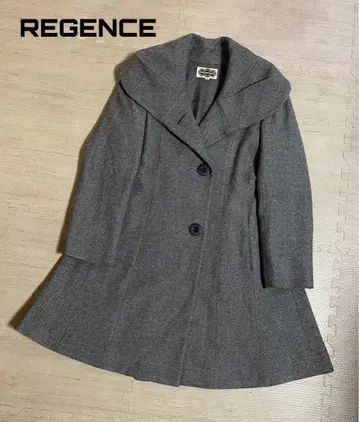 REGENCE 울 100% 변형 숄카라 코트 일본제