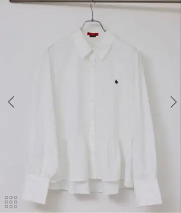 POLO BCS VIS 별주 페플럼 디자인 셔츠