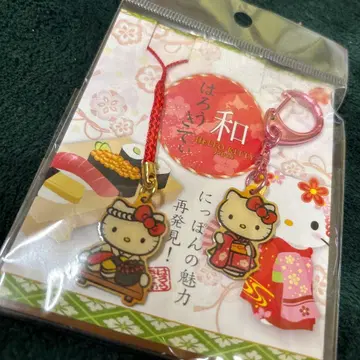 헬로키티 일본풍 스트랩 세트