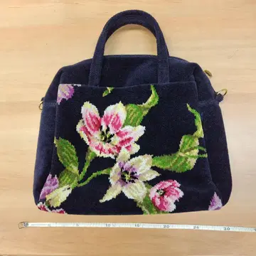 2점 세트 FELIER 꽃무늬 숄더백과 토트백 세트