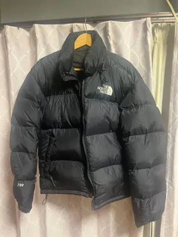 눕시 700 다운 자켓 블랙