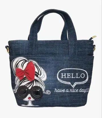 [DIVA Rose] 데님백 토트백