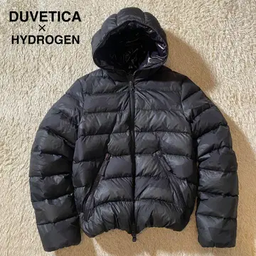 [컨디션 최상] DUVETICA x 하이드로겐 다운 카모플라주 블랙 46