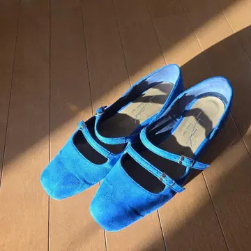 LE TALON 파란색 펌프스