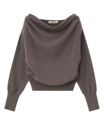 실물 사진 게재 완판 색상 코코딜 택 포함 새상품 드레이프 오프숄더 니트