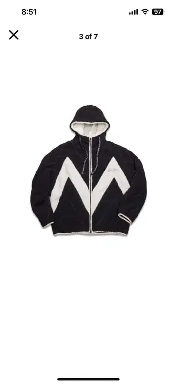 muta 후디드 보아 자켓