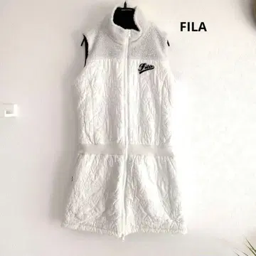 Fila 리버서블 플리스 퀼팅 베스트 원피스