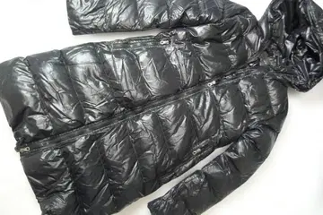 DUVETICA 듀베티카 후디 롱 다운 코트 블랙 컬러 42 M