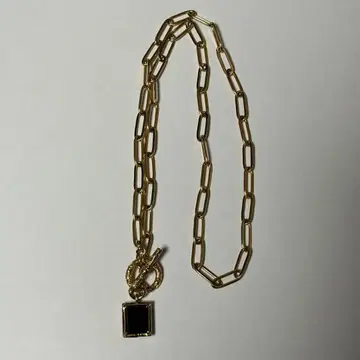 IRIEBEACH onyx x mantel 목걸이 골드