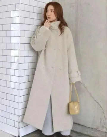 언그리드 스탠드 카라 루즈 코트