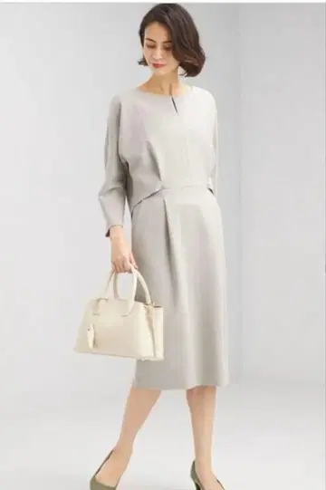 그린라벨 더블크로스 I라인 원피스 No03 입학식 새상품