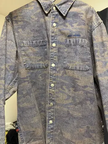 vans 반스 플란넬 데님 셔츠 카모플라주 90s 00s