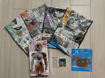 드래곤볼 제일복권 메카 프리저 손오공 아크릴 스탠드 타월 세트