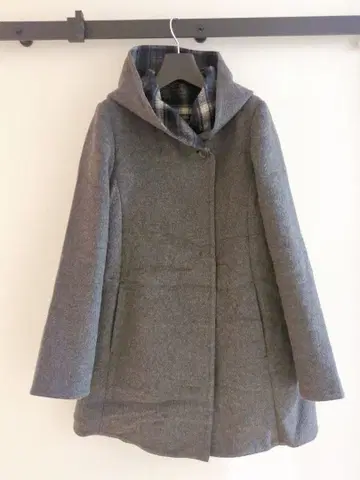 후드 부착 코트