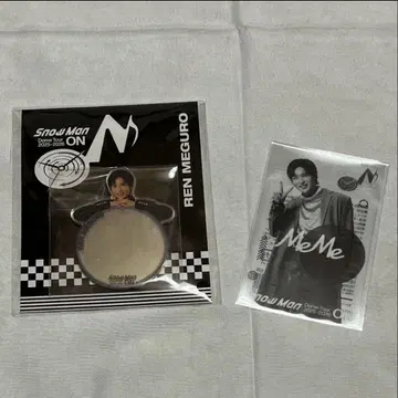 Snow Man 스노우맨 메구로 렌 거울 스티커 클리어 스티커