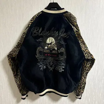 블랑키 제트 blanky jet 레오파드 자수 자켓