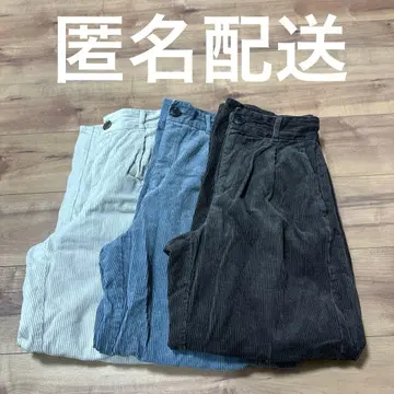 GU 배럴 레그 팬츠 코듀로이 M 묶음 판매