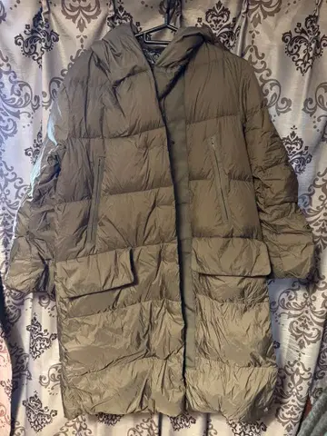 UNIQLO j 질 샌더 후드 부착 다운 자켓