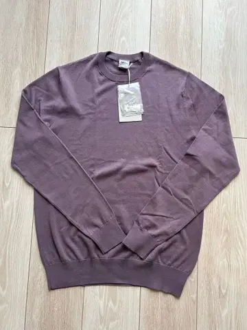 ASPESI 코튼 니트 46 퍼플 미사용 새상품