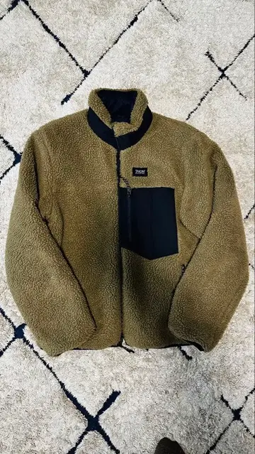 TAION 타이온 보아 플리스 자켓 카키