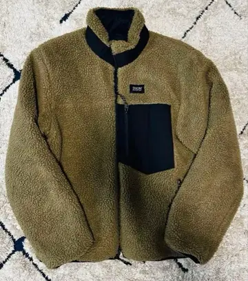 TAION 타이온 보아 플리스 자켓 카키