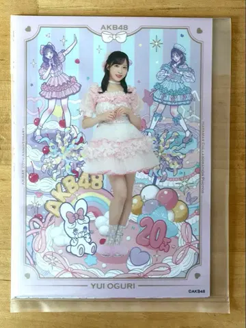 AKB48 오구리 유이 아토레 아키하바라 아티스트 콜라보 브로마이드