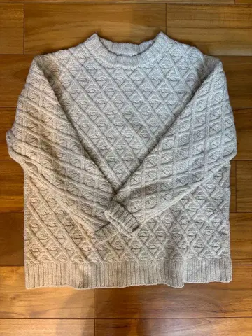 CIAO PANIC 다이아몬드 무늬 니트 스웨터