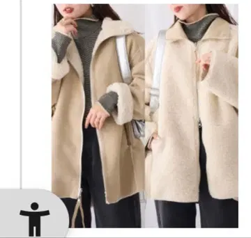 Ciaopanic Typy 페이크 무스탕 리버서블 보아 아우터