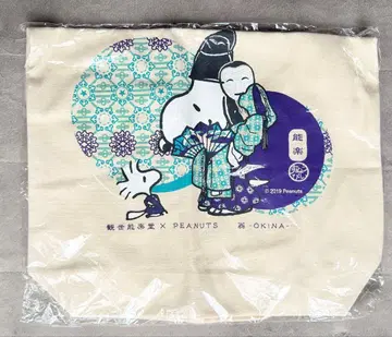미개봉 새상품 칸제 노가쿠도 PEANUTS SNOOPY 오키나 에코백