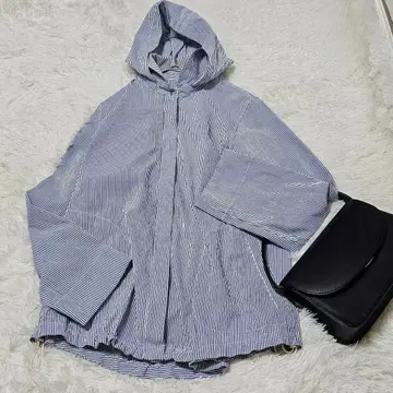 미사용급 맥레거 [M] 자켓 후드 탈부착 가능 스트라이프