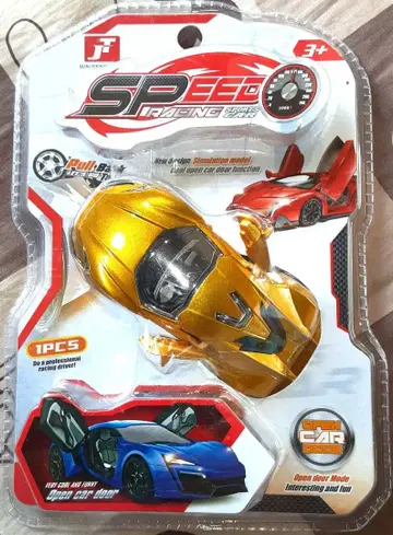 스피도 레이싱 풀백 스포츠카 메탈릭 골드 1/43