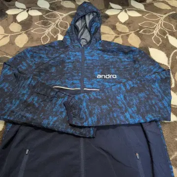 andro 후드 부착 나일론 자켓