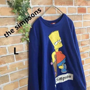 [ 심슨 ] the simpsons 맨투맨 트레이닝복 L 스케이트보드