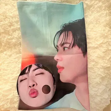 새상품 BTS 진 JIN 마스터 ALB 굿즈 태피스트리 부채