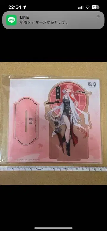 아크릴 스탠드 2개 세트 핑크