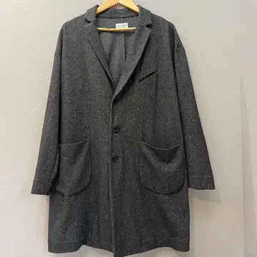 Manual Alphabet 그레이 체스터 코트