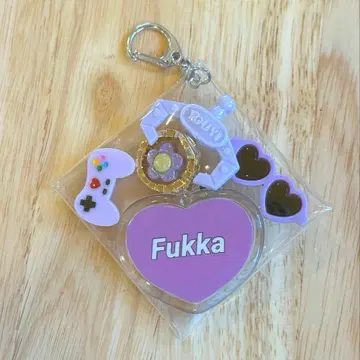 SnowMan 담은 파우치 키링 훗카