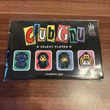 clubGNU 핀 배지 4개 세트