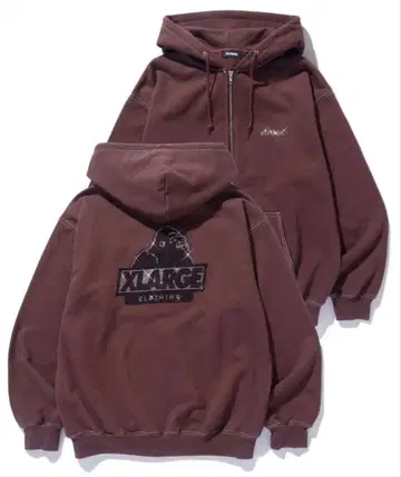 XLARGE 지퍼 후드티