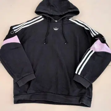 아디다스 트레포일 후디 블랙