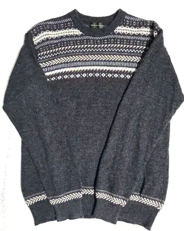 더 스카치 하우스 페어아일 패턴 니트 양모