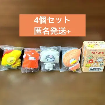 치비토모 4세트 쿠로미 마이멜로디 페크루 폼폼푸딩 반찬