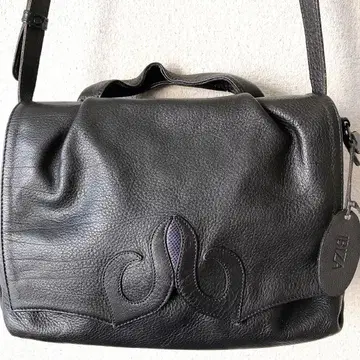 IBIZA 이비자 천연 가죽 가죽 숄더백 핸드백 검정 블랙