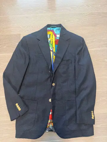 Sartorio 네이비 테일러드 자켓