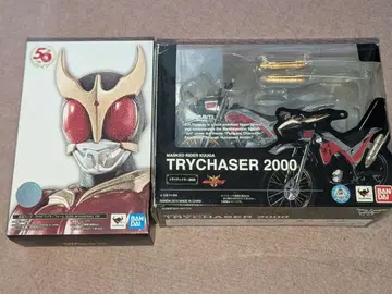 진골조제법 가면라이더 쿠우카 50th & 트라이 체이서 결품 있음