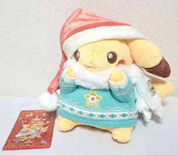 포켓몬 센터 크리스마스 2024 피카츄 봉제 인형