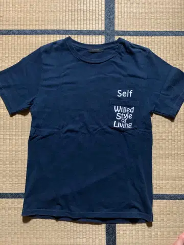 RAGEBLUE 포켓 로고 T셔츠